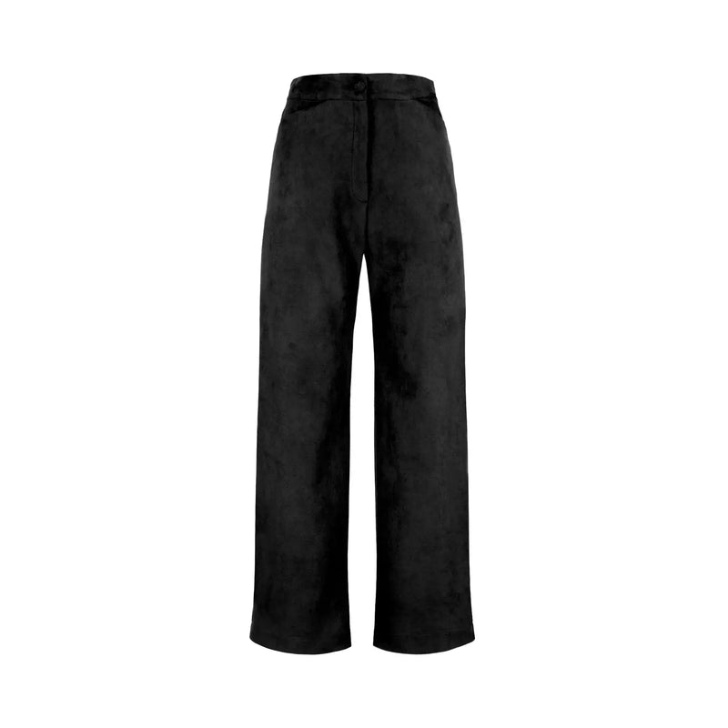 Pantalón Clásico de Pierna Amplia Multicolor con Bolsa Diagonal SHYLA
