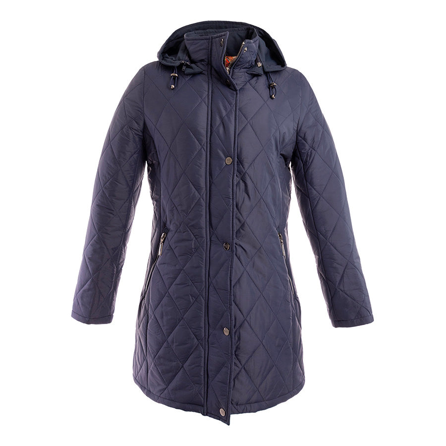 Chamarra Capitonado con Gorro Desmontable