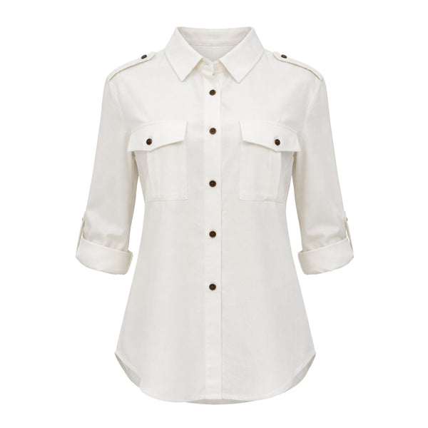 Blusa Camisera Estructurada