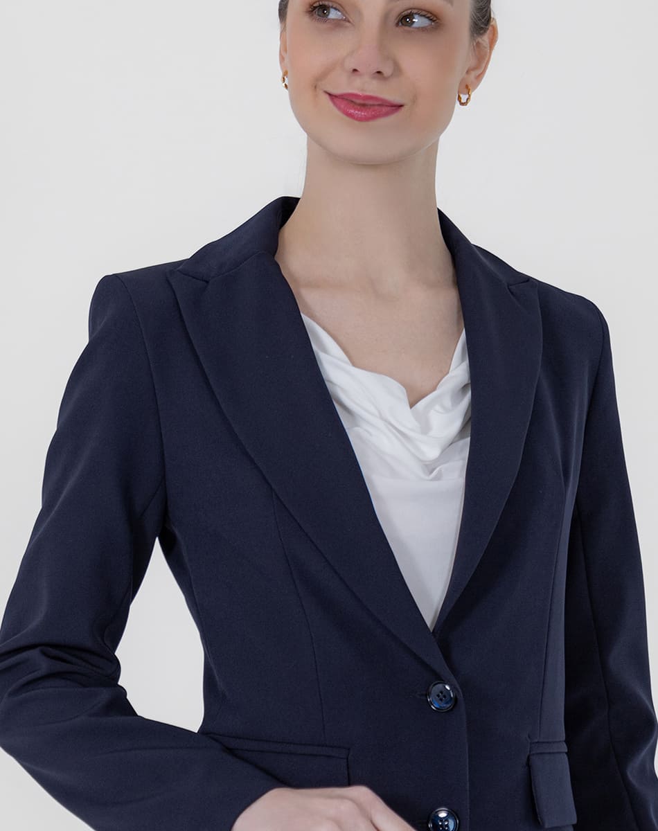 Blazer Tradicional Colorido Para Mujer