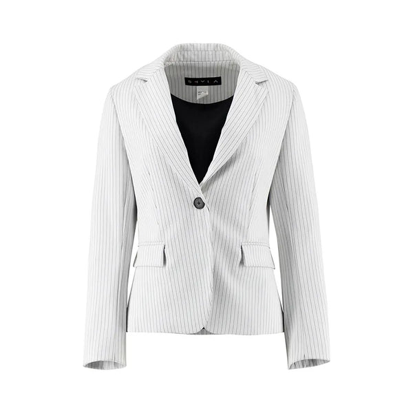 Blazer Entallado de Rayas