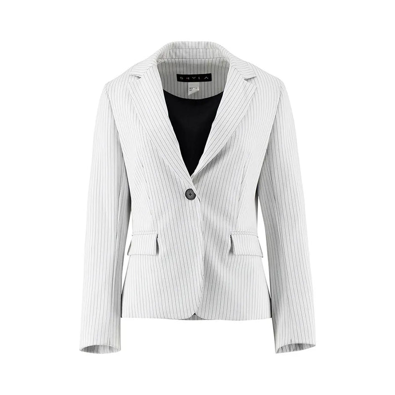 Blazer Entallado de Rayas