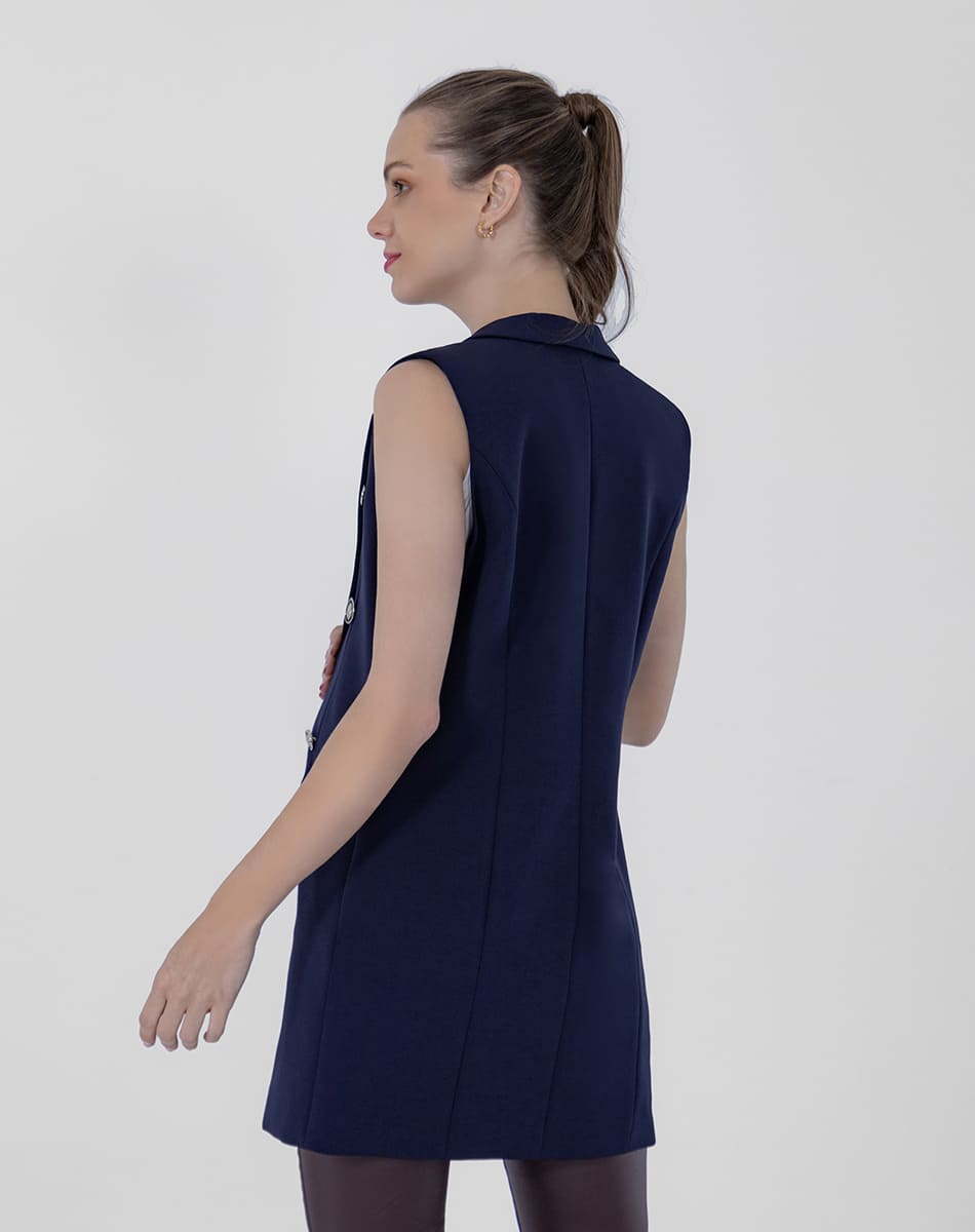 Chaleco Largo Para Mujer