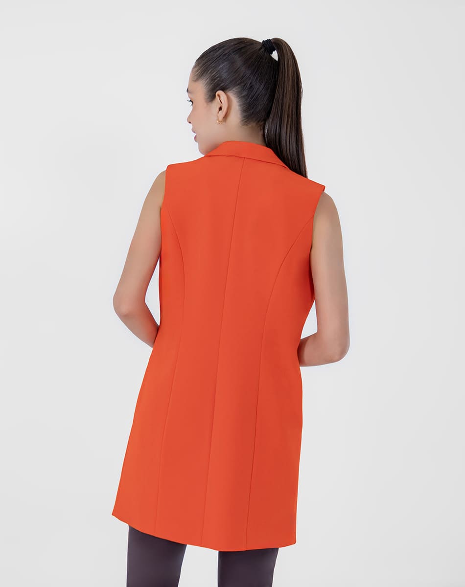 Chaleco Largo Para Mujer
