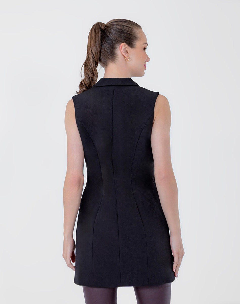 Chaleco Largo Para Mujer