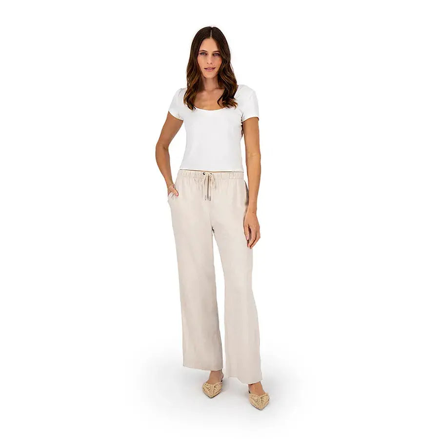 Pantalón Recto de Pierna Ancha