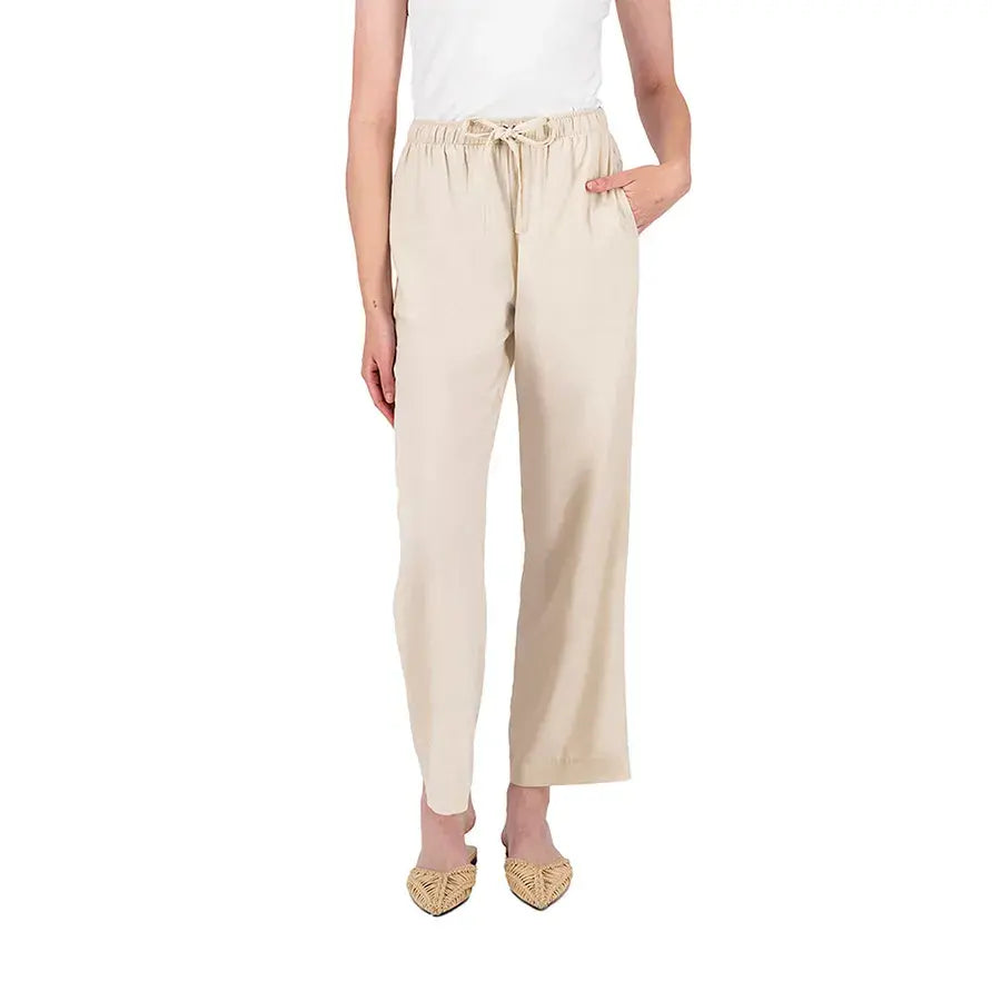 Pantalón Tipo Palazzo con Jareta en Cintura