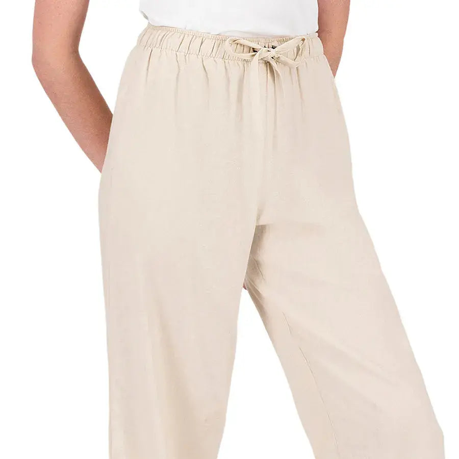 Pantalón Tipo Palazzo con Jareta en Cintura