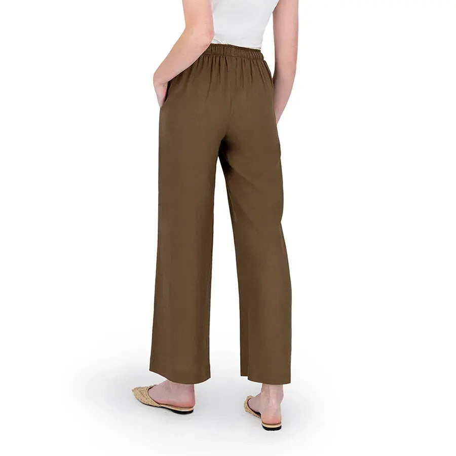Pantalón Tipo Palazzo con Jareta en Cintura