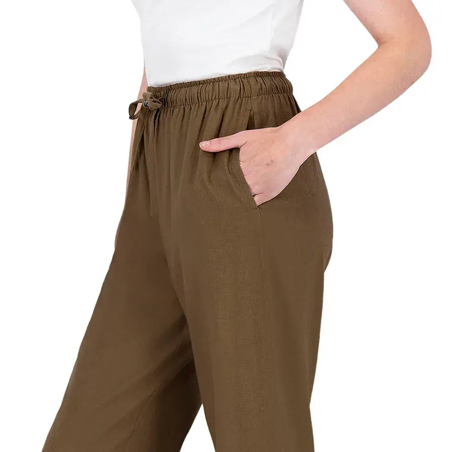 Pantalón Tipo Palazzo con Jareta en Cintura