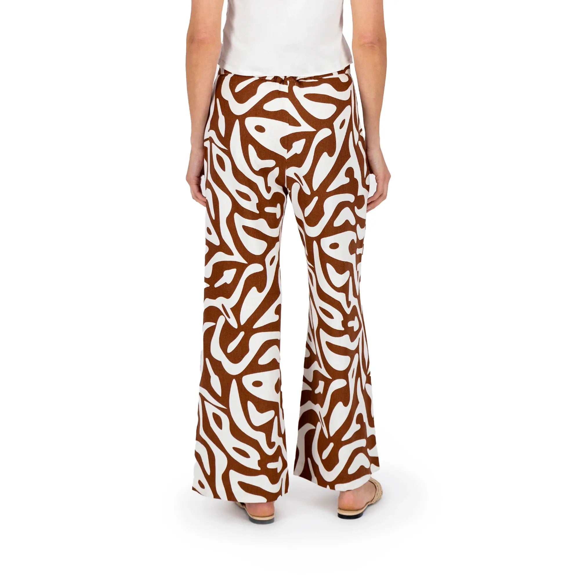 Pantalón Palazzo de Mujer con Estampado