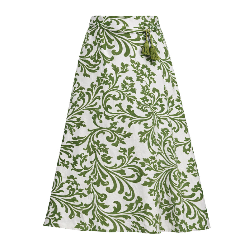 Falda Amplia con Estampado