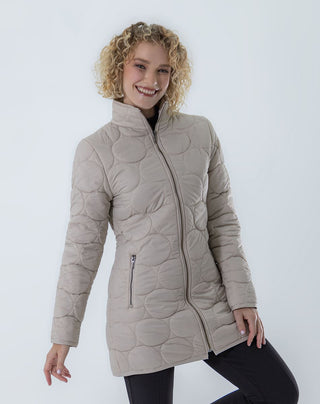 Chamarra Circular Cuello Mao
