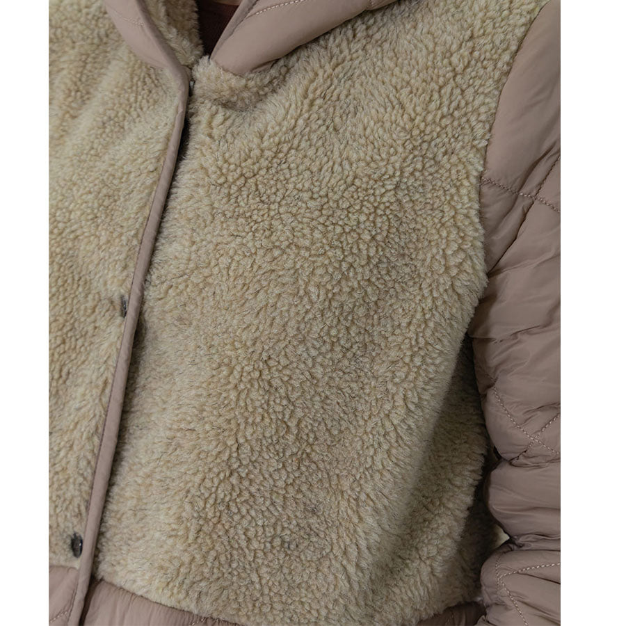 Chamarra Casual de Sherpa