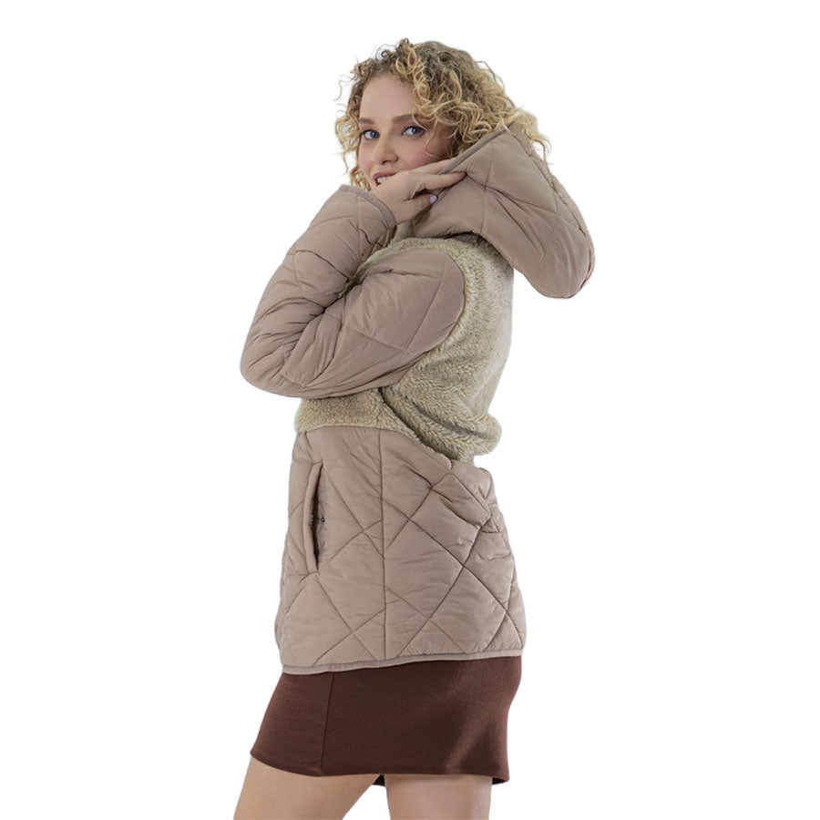 Chamarra Casual de Sherpa