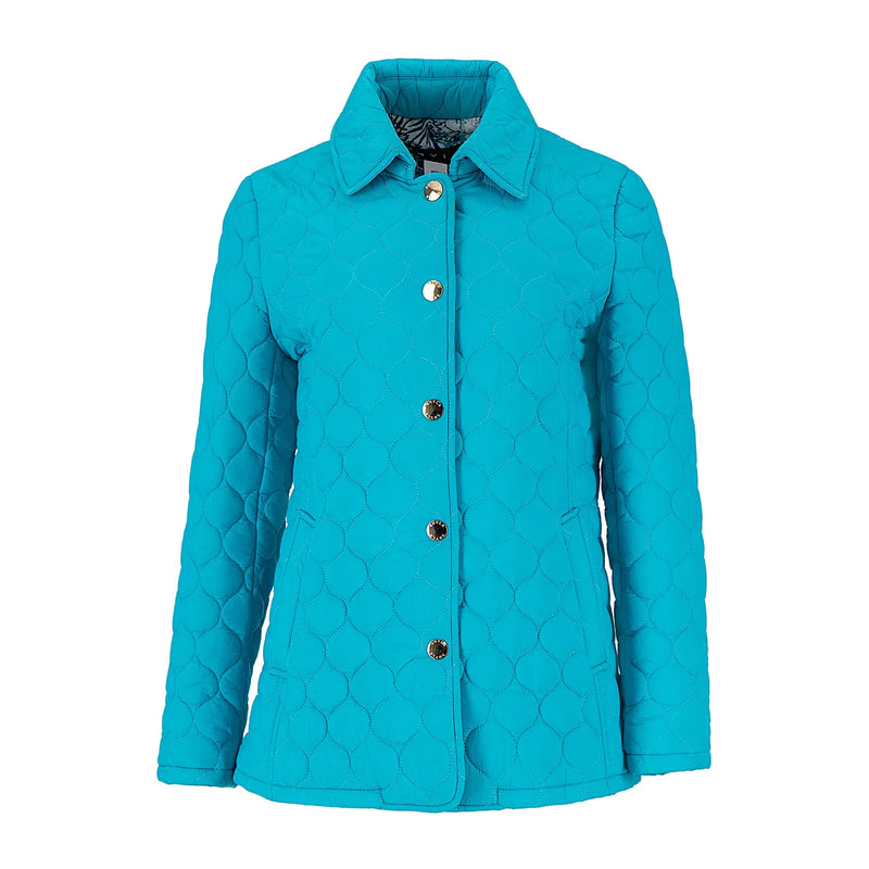 Chamarra Acolchada Clásica Con Capitonado Redondeado