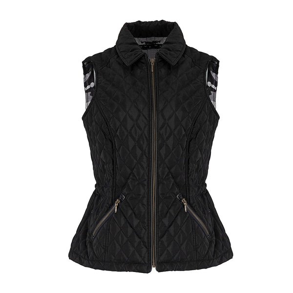 Chaleco Acolchado Con Cuello Clásico