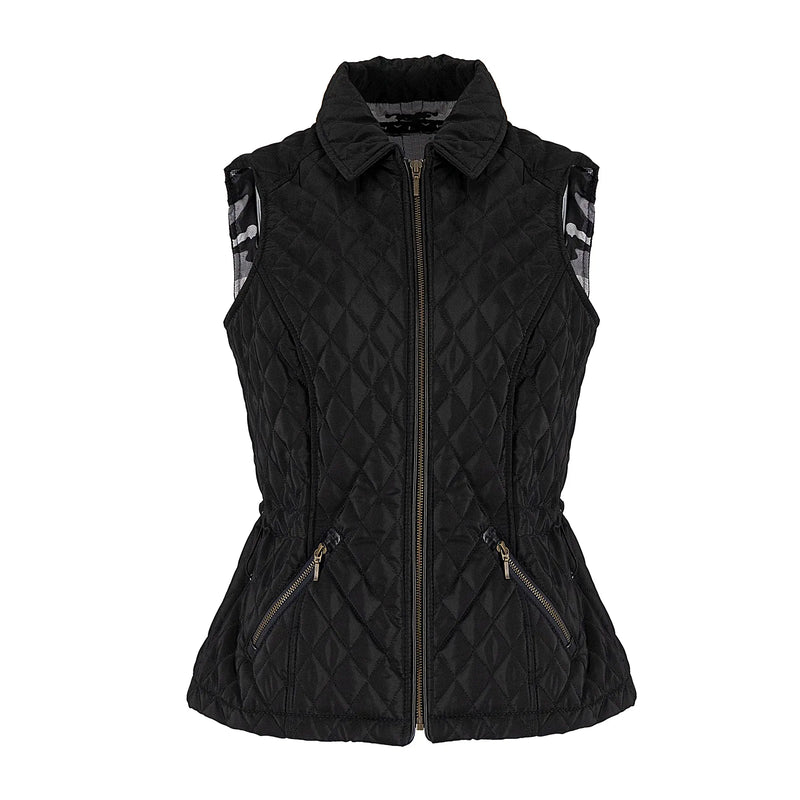 Chaleco Acolchado Con Cuello Clásico