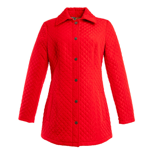 Chamarra Capitonada Corte Clásico