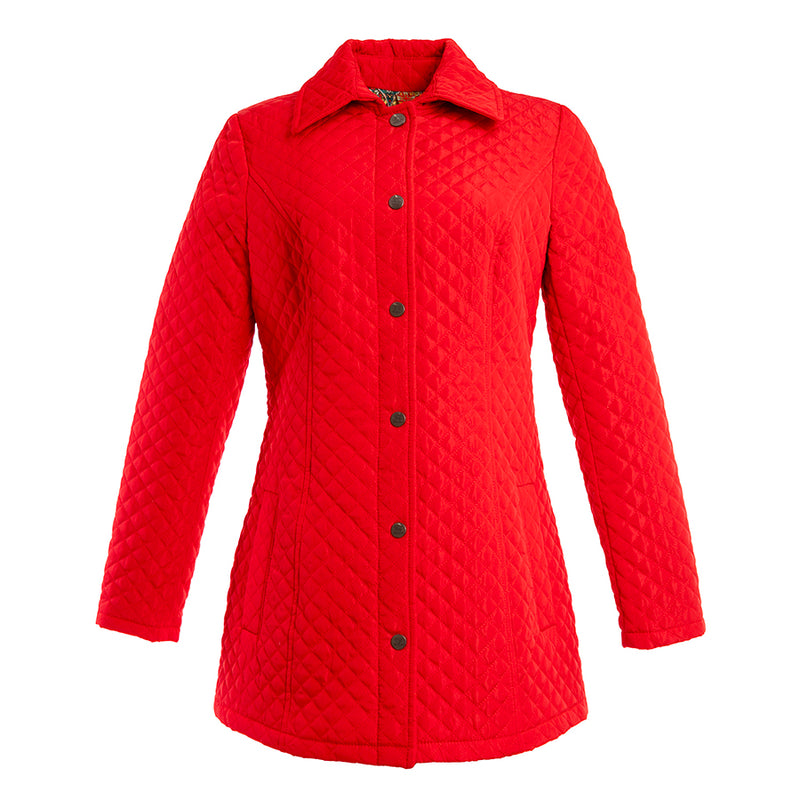 Chamarra Capitonada Corte Clásico