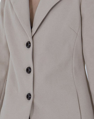 Abrigo Midi Con Cuello V