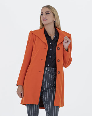 Abrigo Elegante Con Bolsillos