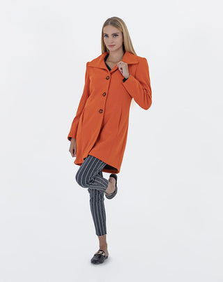 Abrigo Elegante Con Bolsillos