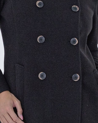 Abrigo Cuello Alto Doble Botonadura