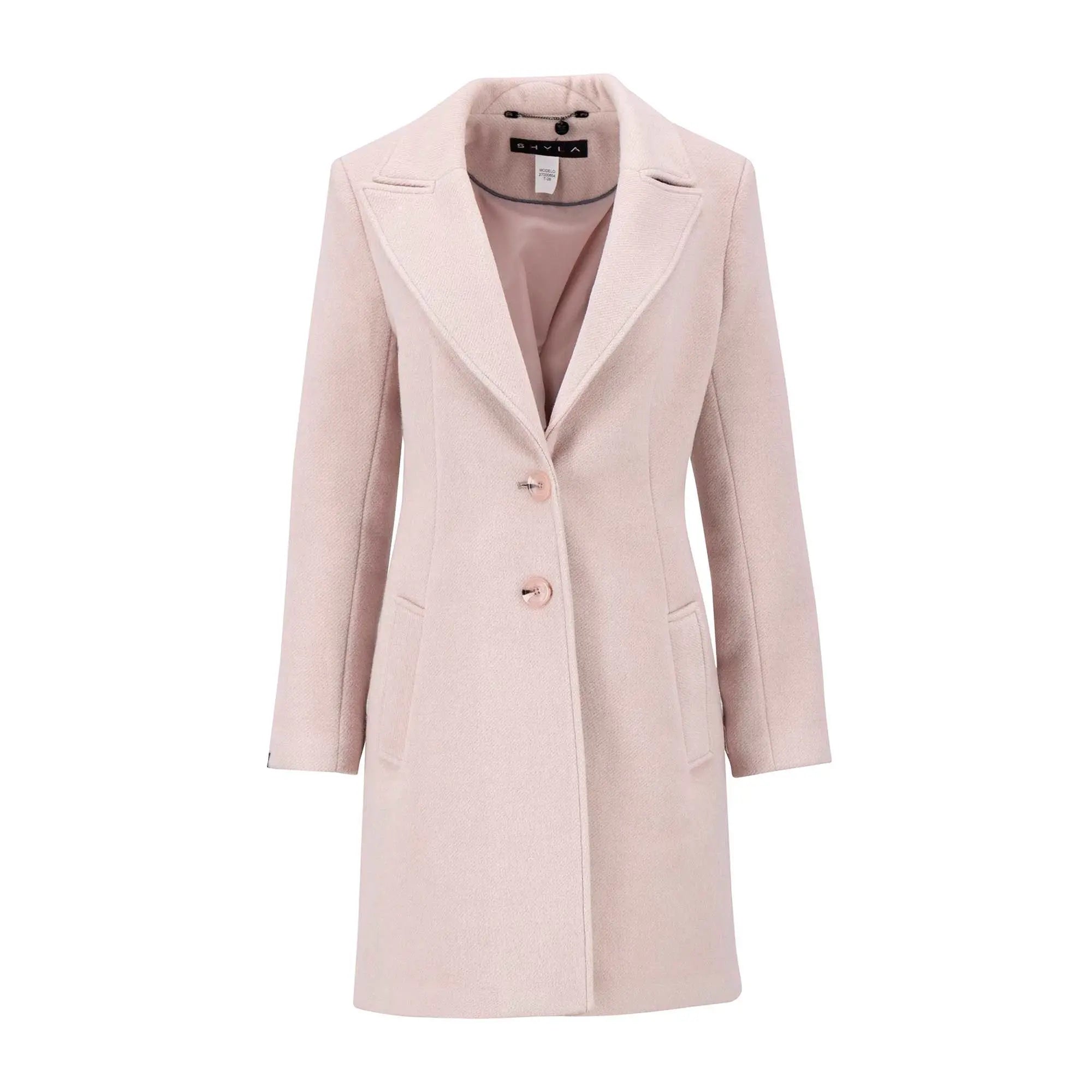 Abrigo de Mujer ¾ Color Rosa Palo – SHYLA México