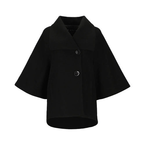 Capa Tipo Kimono con Cuello Ancho – Fluidez Contemporánea