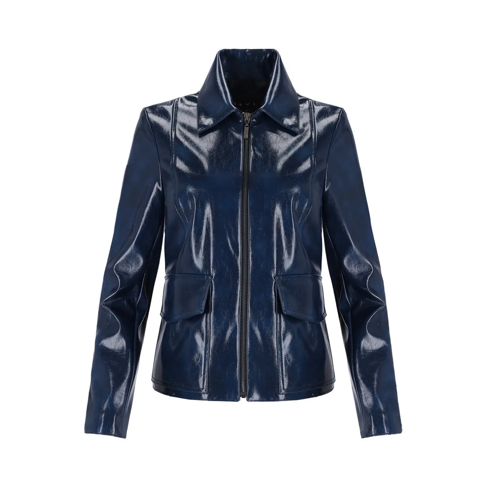 Chamarra con Cuello Sport y Parche – SHYLA