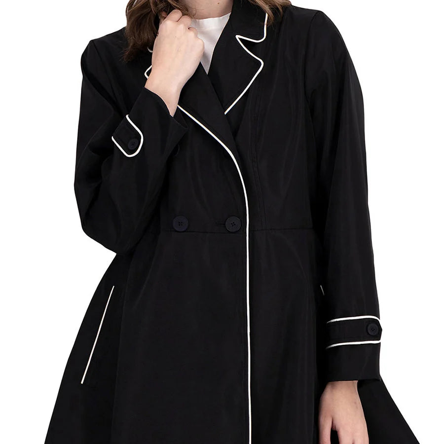 Gabardina con Falda Estilo A