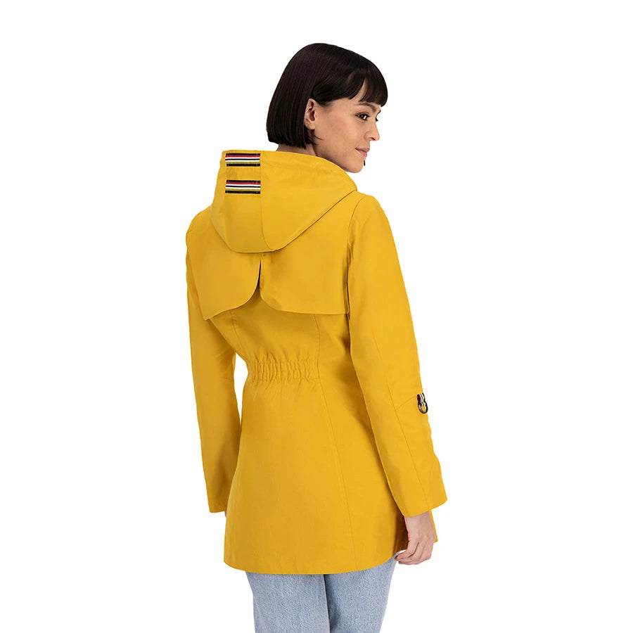 Gabardina Con Cinta Tipo Deportiva