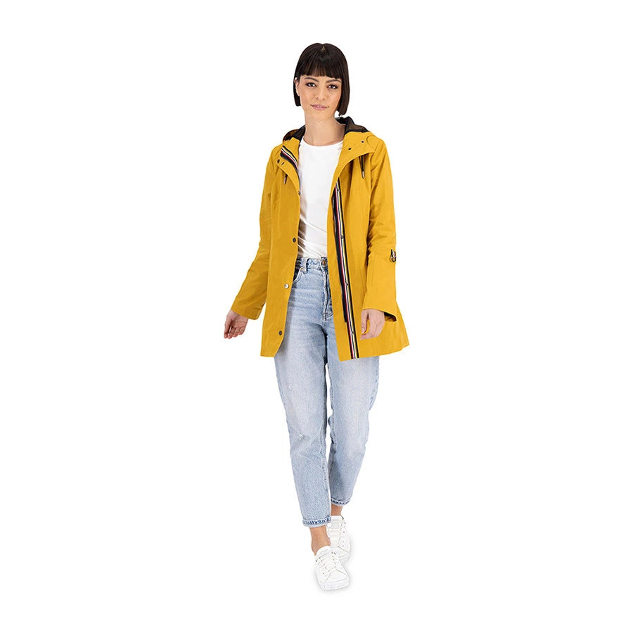 Gabardina Con Cinta Tipo Deportiva