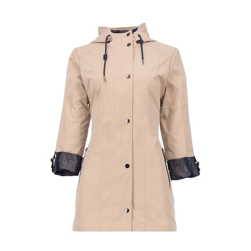 Gabardina Con Cinta Tipo Deportiva