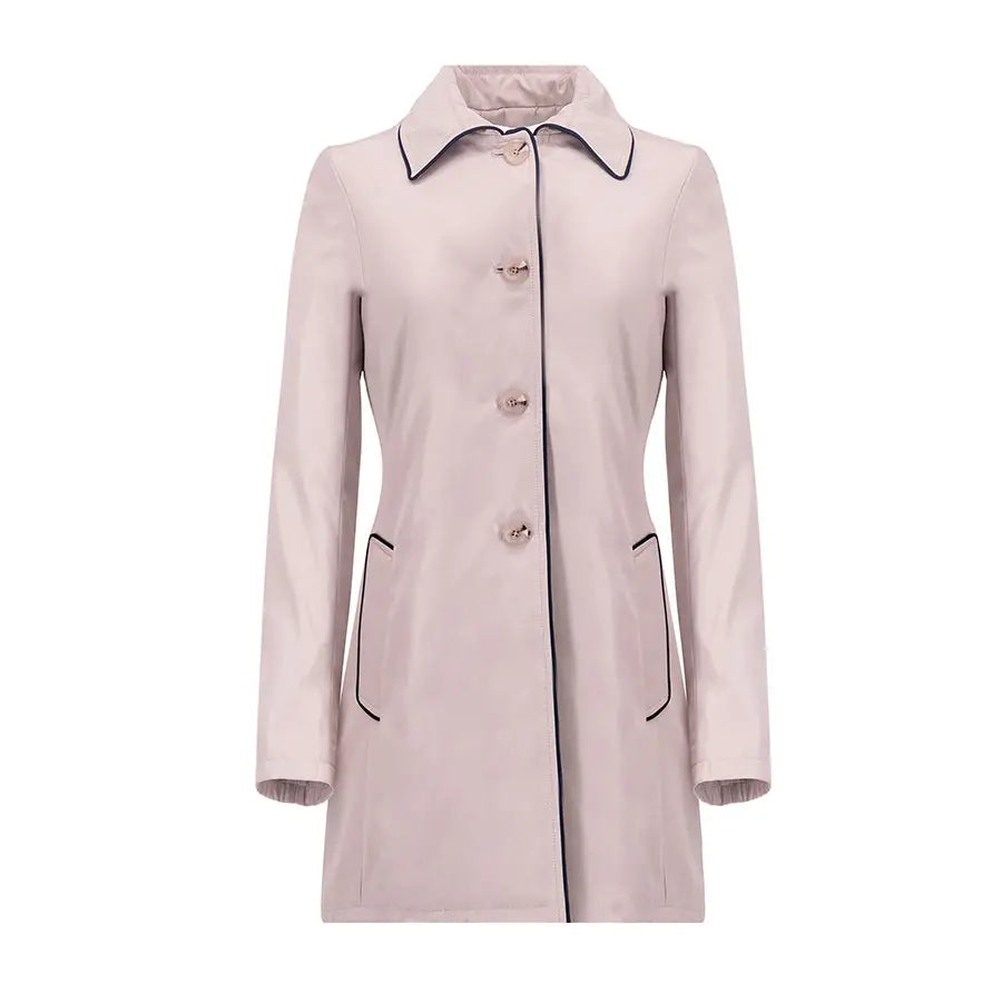 Gabardina con Cuello Alto