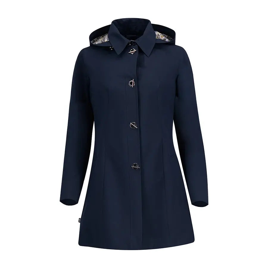Gabardina con Botones Tubulares