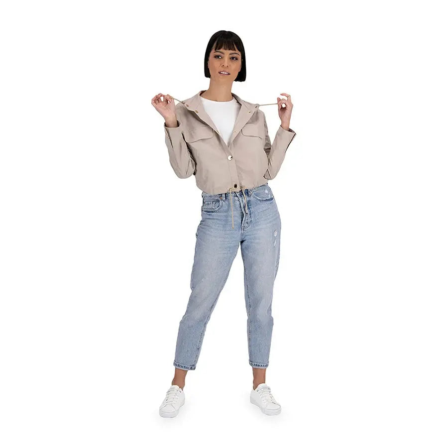 Gabardina Estilo Bomber