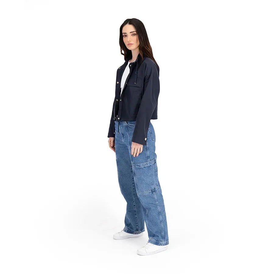 Gabardina Estilo Bomber