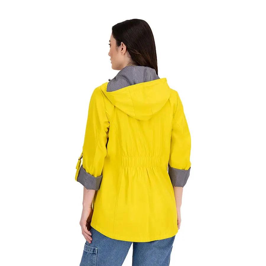 Gabardina Recta con Gorro