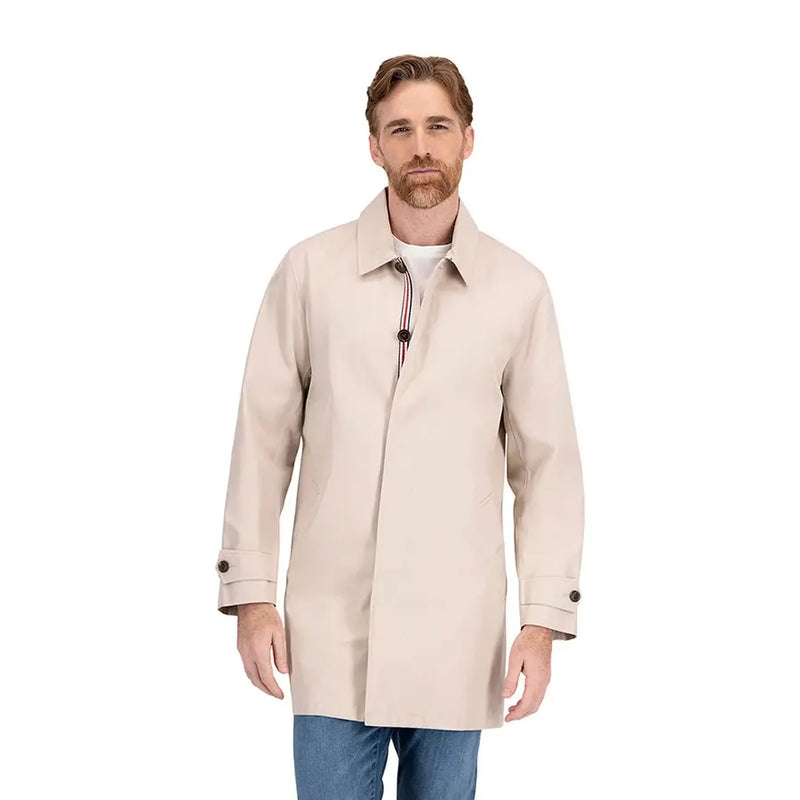Gabardina Larga Corte Recto para Hombre