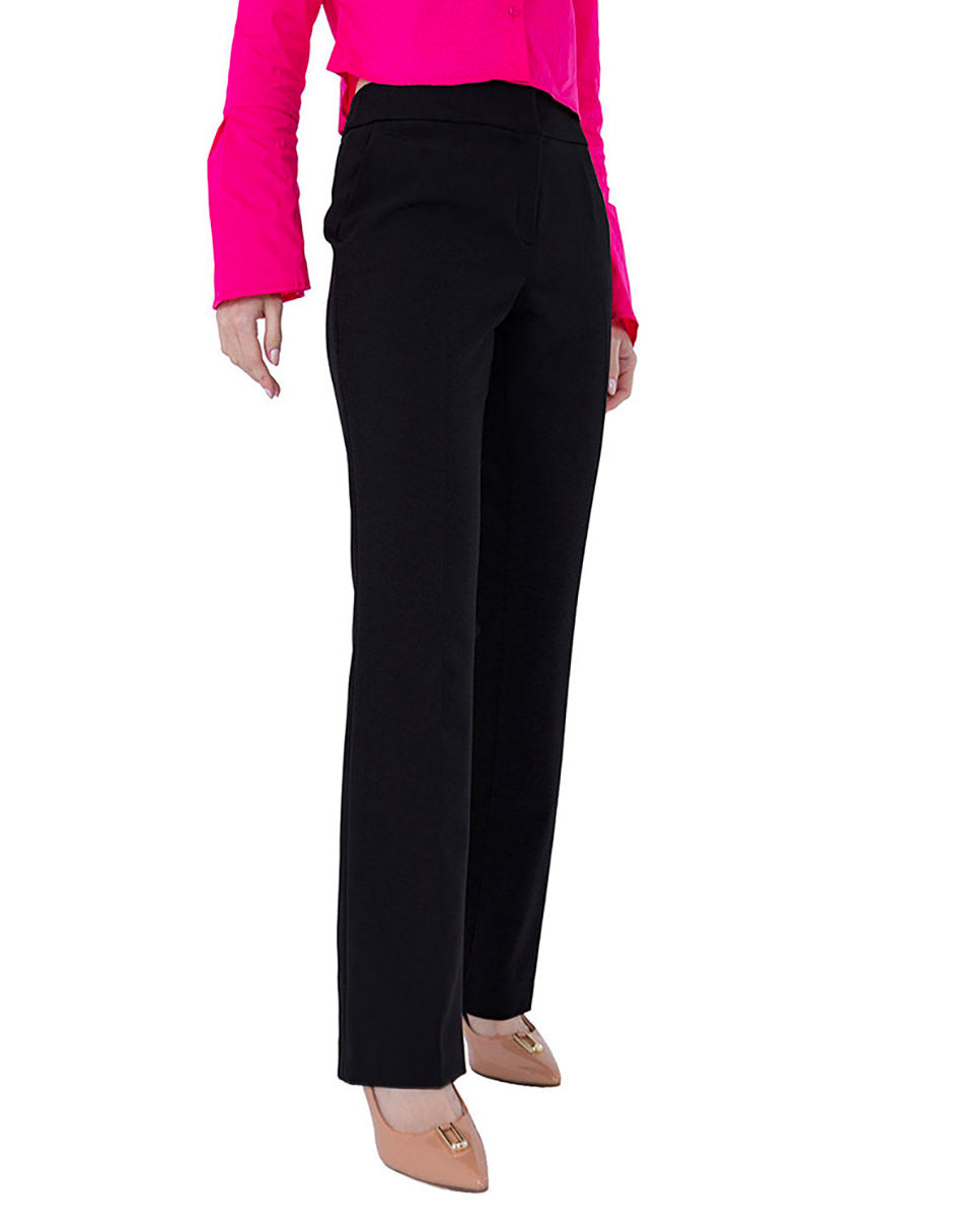 Pantalón De Vestir Recto Para Mujer