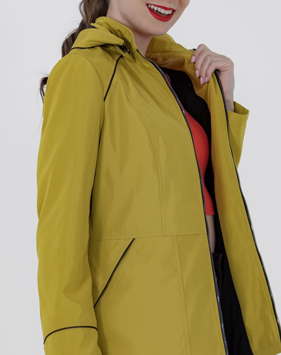 Gabardina sport larga