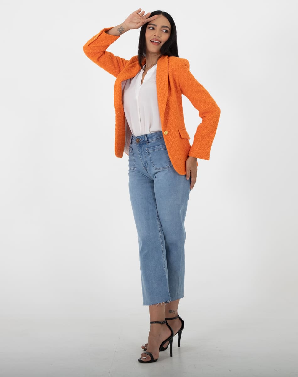 Blazer Contemporáneo Colorido