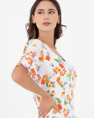 Shyla | Vestido Floral Cuello V