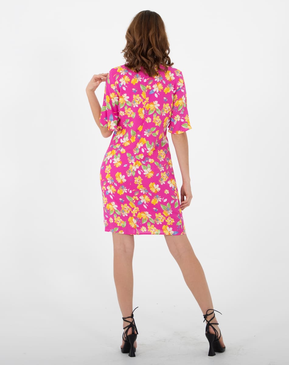 Vestido Floral Cuello V