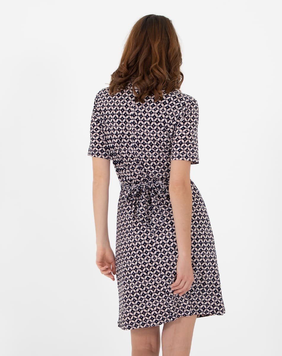 Vestido Con Amarre En Cintura