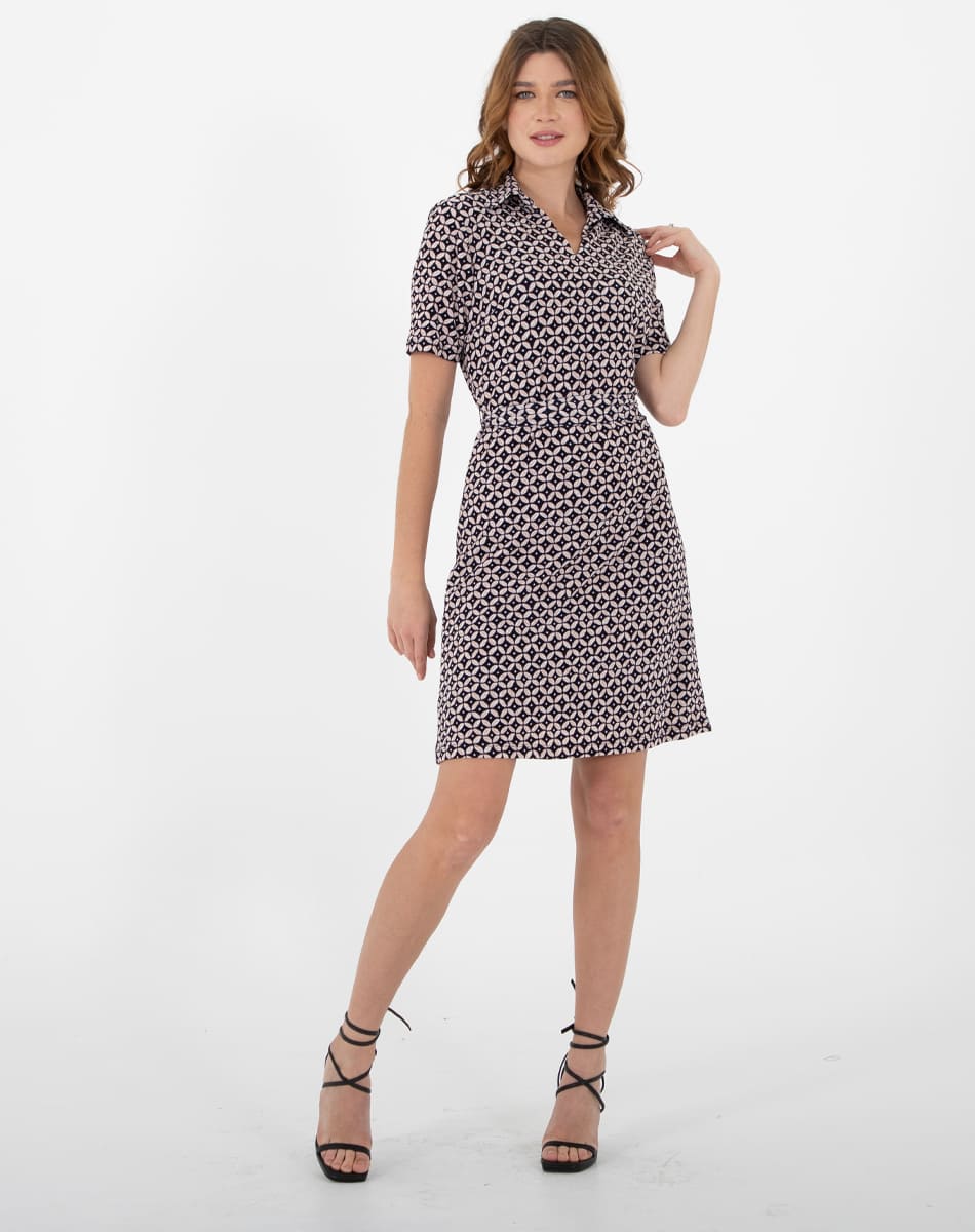 Vestido Con Amarre En Cintura