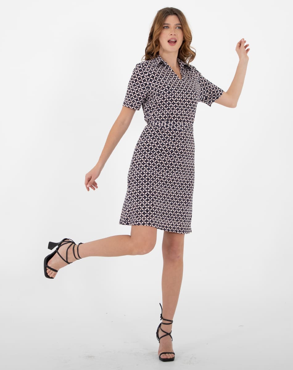 Vestido Con Amarre En Cintura
