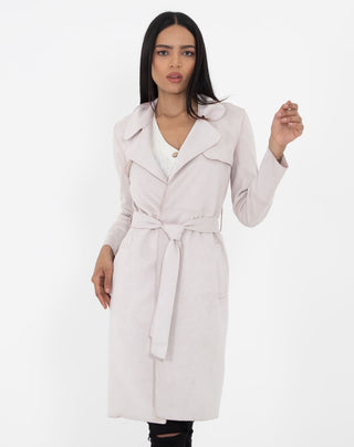 Gabardina Suede Larga